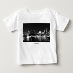 Camiseta Para Bebê Granyscale em Chicago Park