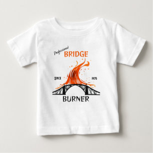 Camiseta Para Bebê Gravador de ponte profissional