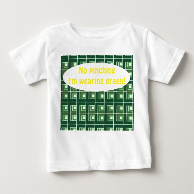 Camiseta Para Bebê Green Topsy Turvy (Frente)