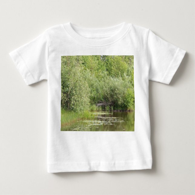 Camiseta Para Bebê Greenhill Pond (Frente)