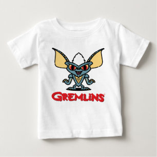 Camiseta Para Bebê Gremlins   Caractere cômico em grão