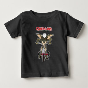 Camiseta Para Bebê Gremlins Triciclo de pista de distribuição