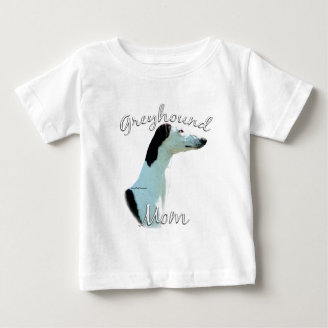 Camiseta Para Bebê Greyhound Mãe 2 (Frente)