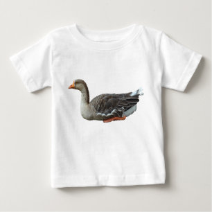 Camiseta Para Bebê Greylag Swan Goose Cross