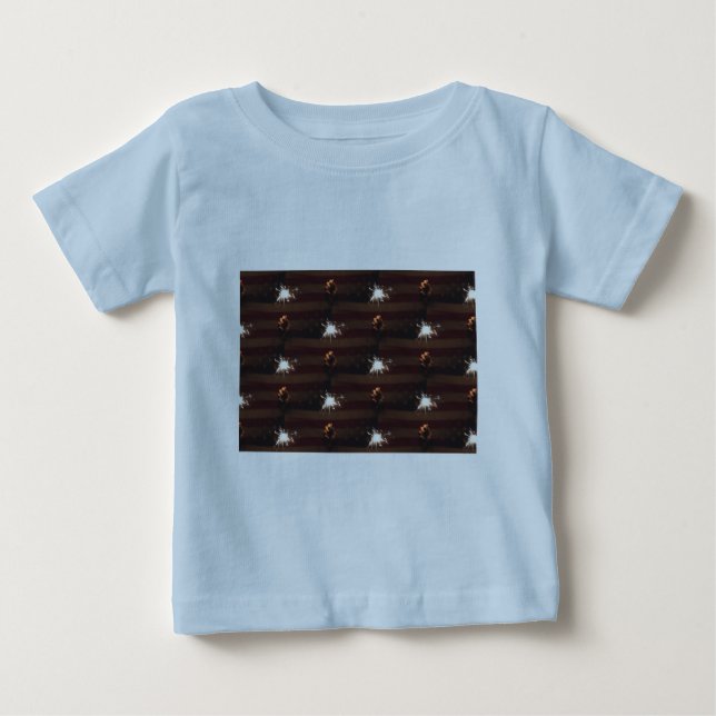 Camiseta Para Bebê grilhões (Frente)