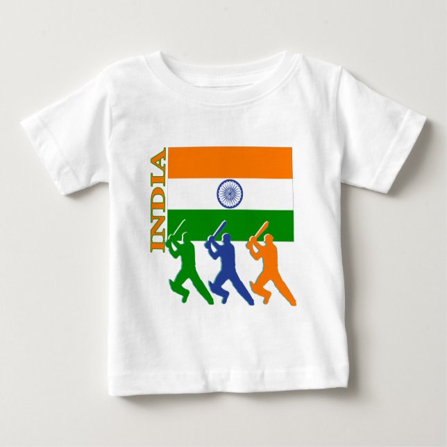 Camiseta Para Bebê Grilo India (Frente)