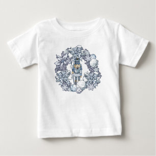 Camiseta Para Bebê Grinalda do Nutcracker do White Christmas