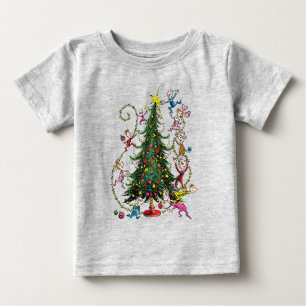 Camiseta Para Bebê Grinch Clássico Árvore de Natal