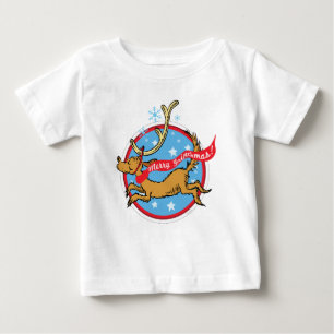 Camiseta Para Bebê Grinch Max Feliz Grinchmas!