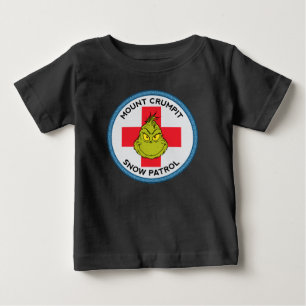 Camiseta Para Bebê Grinch Patrulha de Neve do Mt. Crumpit