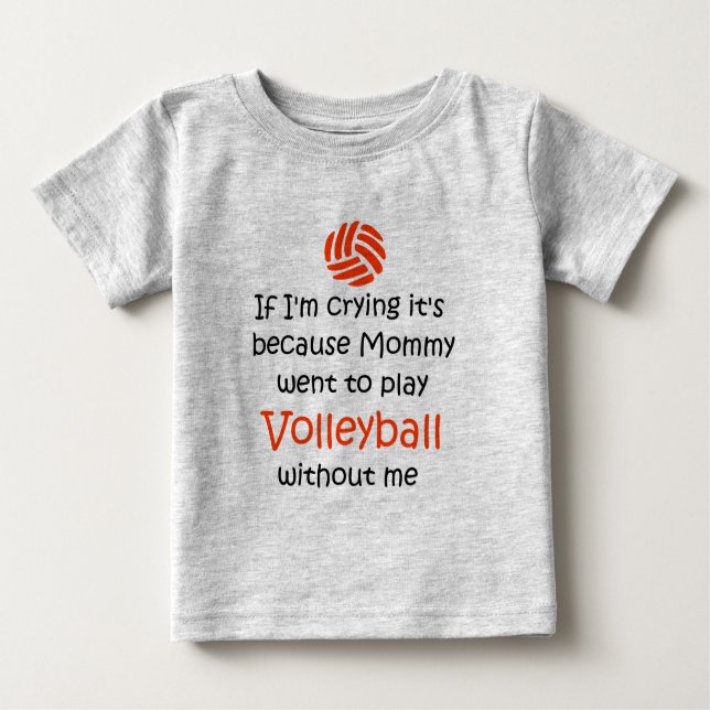 Camiseta Para Bebê Grito de VolleyChick VolleyBaby (Frente)