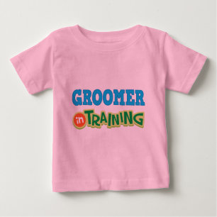 Camiseta Para Bebê Groomer no treinamento (futuro)