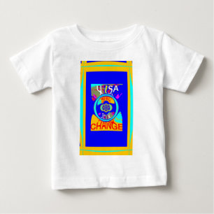 Camiseta Para Bebê Groove psicodélica: Pop Art Abstrato de energia