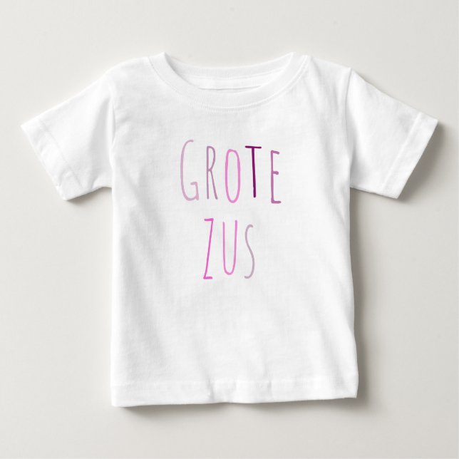 Camiseta Para Bebê grote zus (Frente)