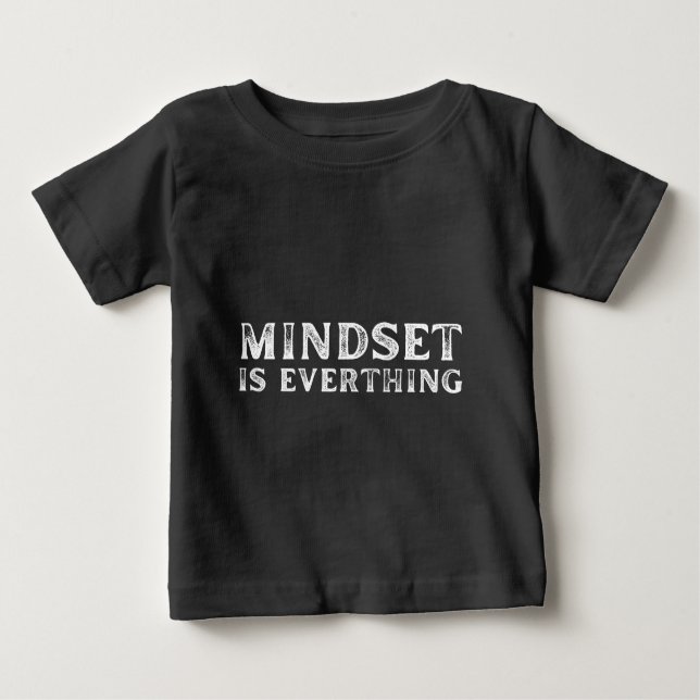 Camiseta Para Bebê Growth Mindset Empreendedor Malhação de Professore (Frente)