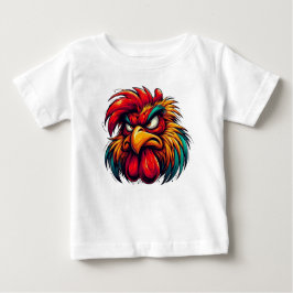 Camiseta Para Bebê Grumpy Little Rooster Baby Tee