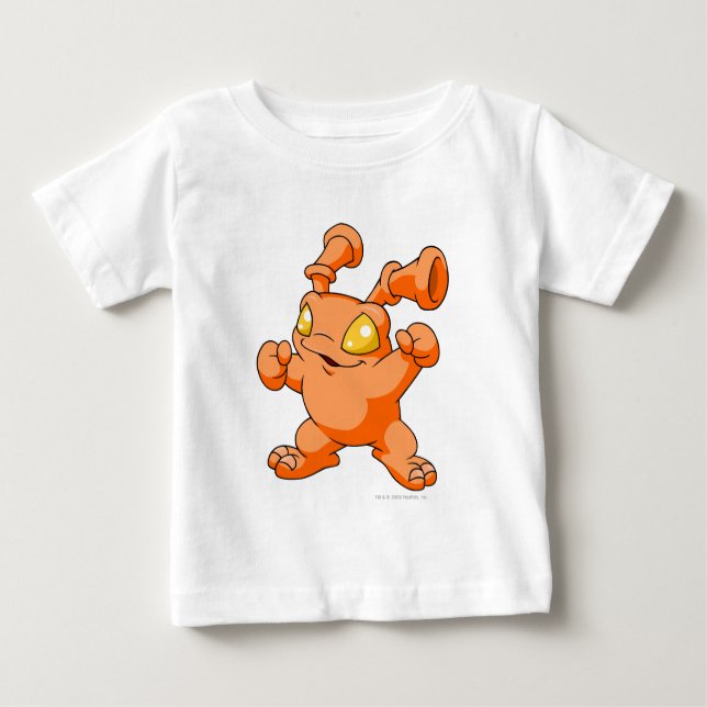 Camiseta Para Bebê Grundo Orange (Frente)