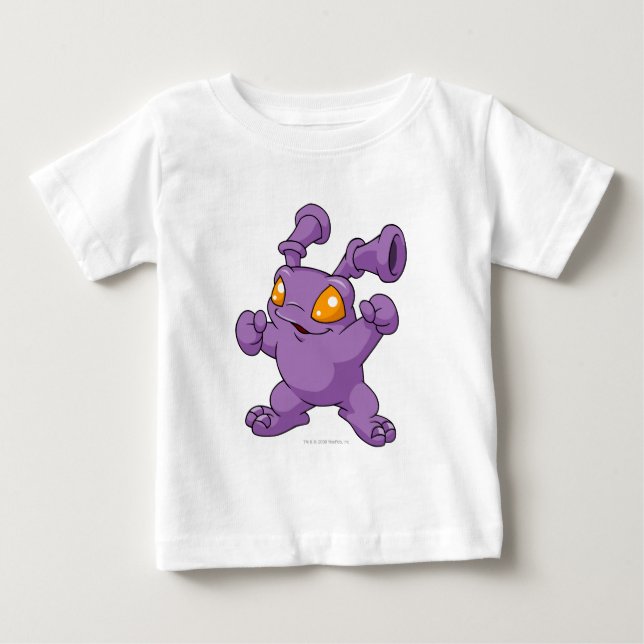 Camiseta Para Bebê Grundo Purple (Frente)