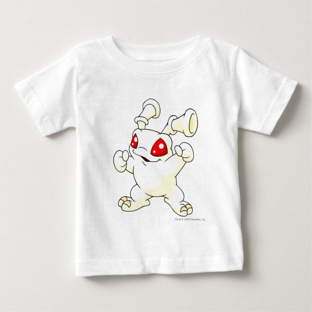 Camiseta Para Bebê Grundo White (Frente)