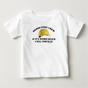 Camiseta Para Bebê Grupo da demolição
