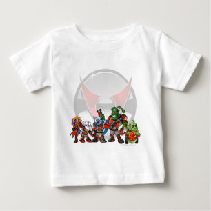Camiseta Para Bebê Grupo da estação espacial de Virtupets da equipe
