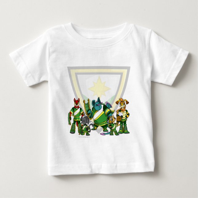 Camiseta Para Bebê Grupo de Brightvale da equipe (Frente)
