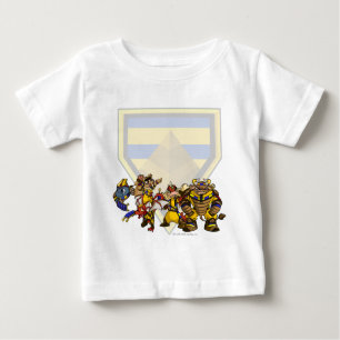 Camiseta Para Bebê Grupo de Deserto Perdido por Equipe