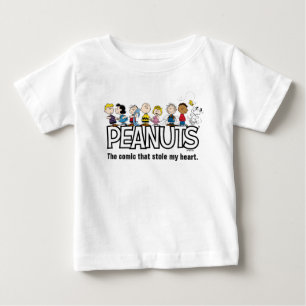 Camiseta Para Bebê Grupo de Gangue de Amendoins