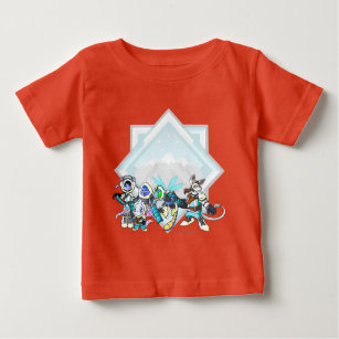 Camiseta Para Bebê Grupo de Montagem de Terror de Equipe