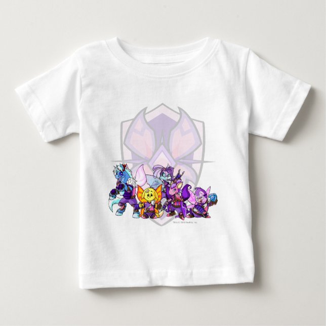 Camiseta Para Bebê Grupo Team Faerieland (Frente)
