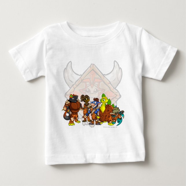 Camiseta Para Bebê Grupo Team Tyrannia (Frente)