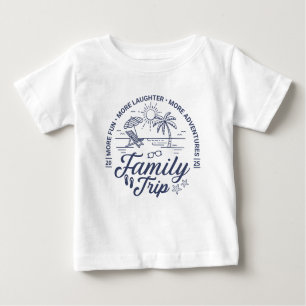 Camiseta Para Bebê Grupo Trip da Família Personalizada Correspondendo