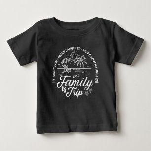 Camiseta Para Bebê Grupo Trip da Família Personalizada Correspondendo