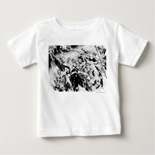 Camiseta Para Bebê Grupo verde da lanterna