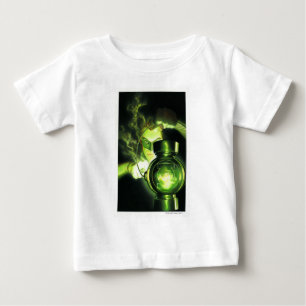 Camiseta Para Bebê Guardarando a lanterna verde