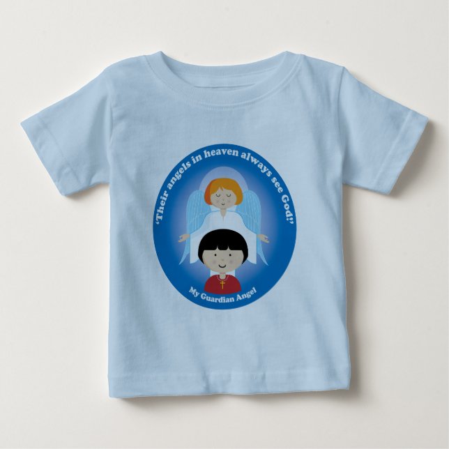 Camiseta Para Bebê Guardian Angel (Frente)