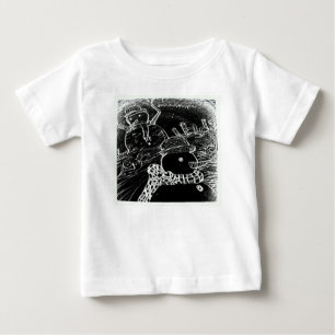 Camiseta Para Bebê guardião da neve do yaie e homem da neve