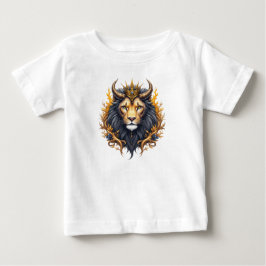Camiseta Para Bebê Guardiões ao Luar – Leão Cósmico.