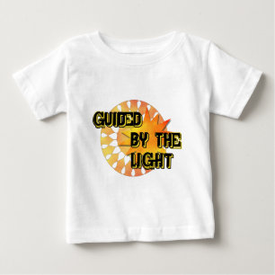 Camiseta Para Bebê Guiado pelo pesquisador da Criança luminosa