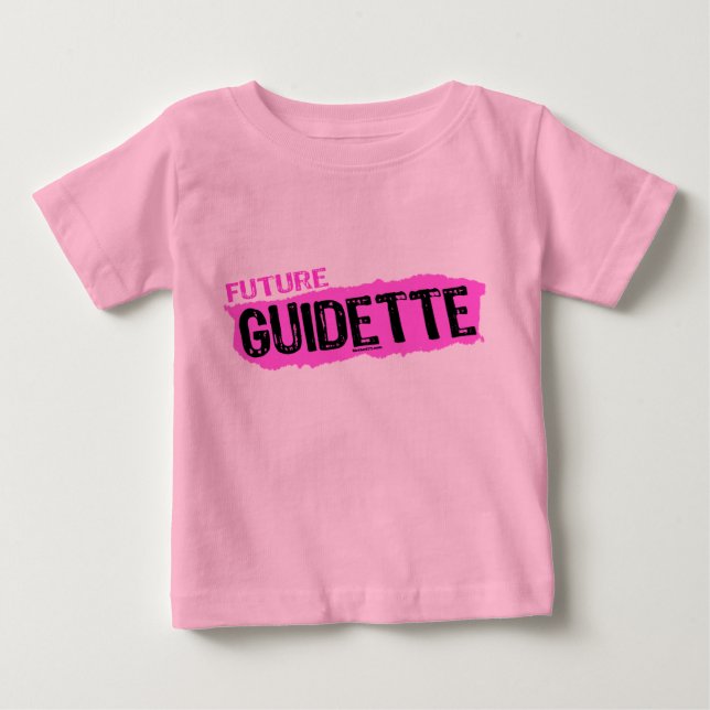 Camiseta Para Bebê Guidette futuro (Frente)