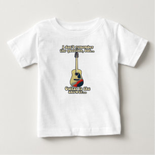 Camiseta Para Bebê guitarra motivadora para guitarristas