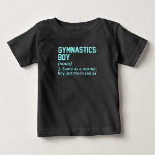 Camiseta Para Bebê Gymnast Gymnast de Definição de Rapto de Ginást