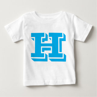 Camiseta Para Bebê H - Letra Design T-shirt