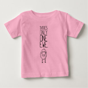 Camiseta Para Bebê Há apenas um Cobrir de Livro Ewe™