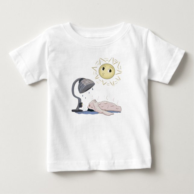 Camiseta Para Bebê Hac Derretido (Frente)