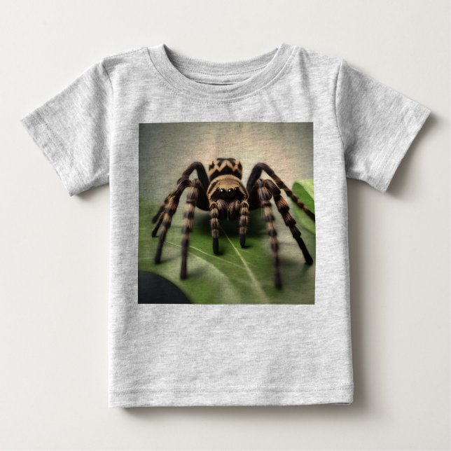 Camiseta Para Bebê Hairy australiana Tarantula: O Gentil Giant da Nat (Frente)