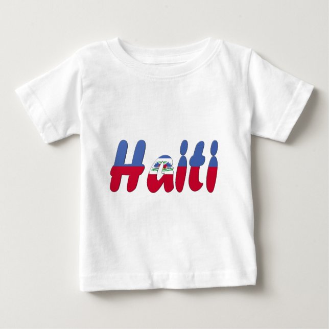 Camiseta Para Bebê Haiti (Frente)