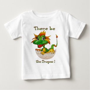 Camiseta Para Bebê Haja dragões pequeninos para bebês & miúdos!