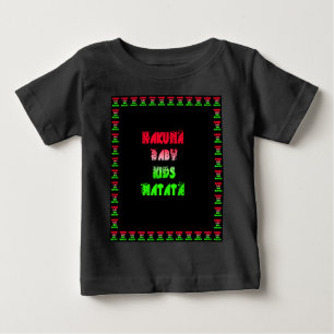 Camiseta Para Bebê Hakuna Matata Baby Kids Oferece incríveis desenhos