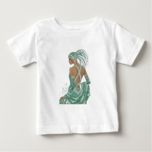 Camiseta Para Bebê Hakuna Matata Damas indo para Green.png